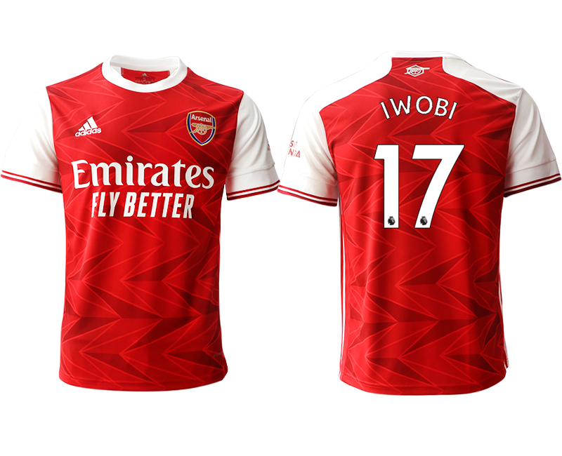 Men 2020-2021 club Arsenal home aaa version #17 red Soccer Jerseys